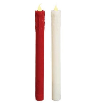 Dropping Plastic LED Taper Candle CA030