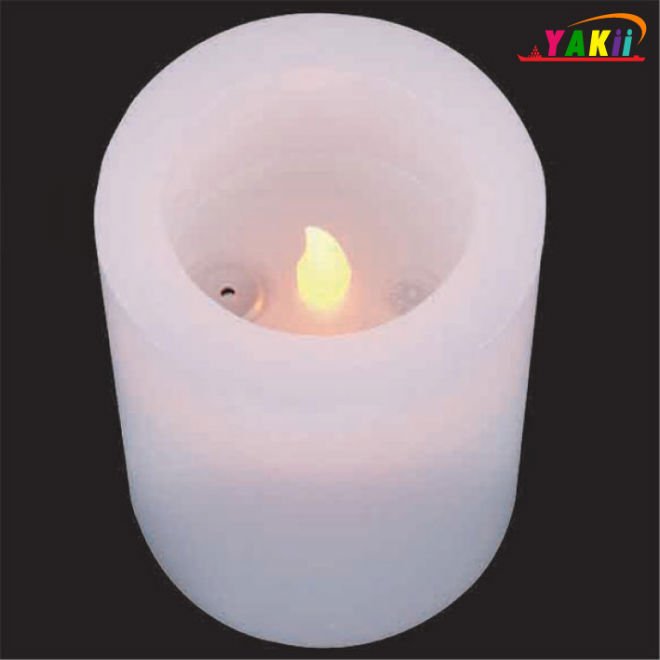  LED Blow On/Off Wax Candle CA065