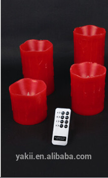 Flameless LED Wax Candle With Remote Control CA8086