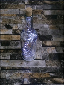 Popular And Nice Wine Bottle Shaped Glass LED Light LP083