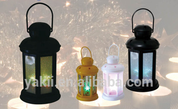 Plastic Lantern With Shining Star LP061STR