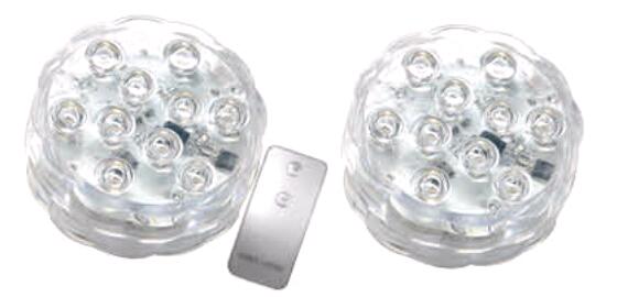 Submersible LED Light With 2Keys Remote Control CA002